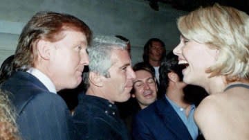 Donald Trump and Jeffrey Epstein.